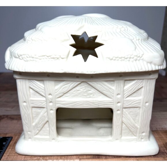 PARTYLITE O HOLY NIGHT TEALIGHT CANDLE HOLDER NATIVITY MARY JOSEPH JESUS - Picture 5 of 8